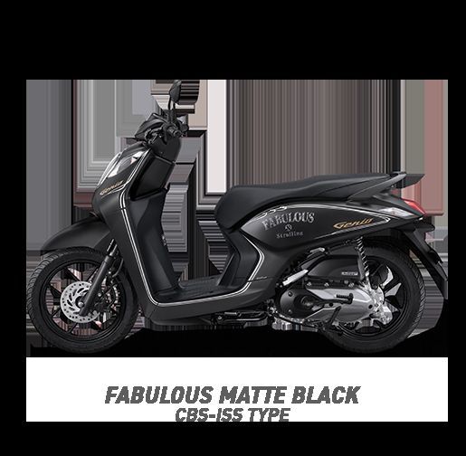 Honda Genio ISS - FABULOUS MATTE BLACK